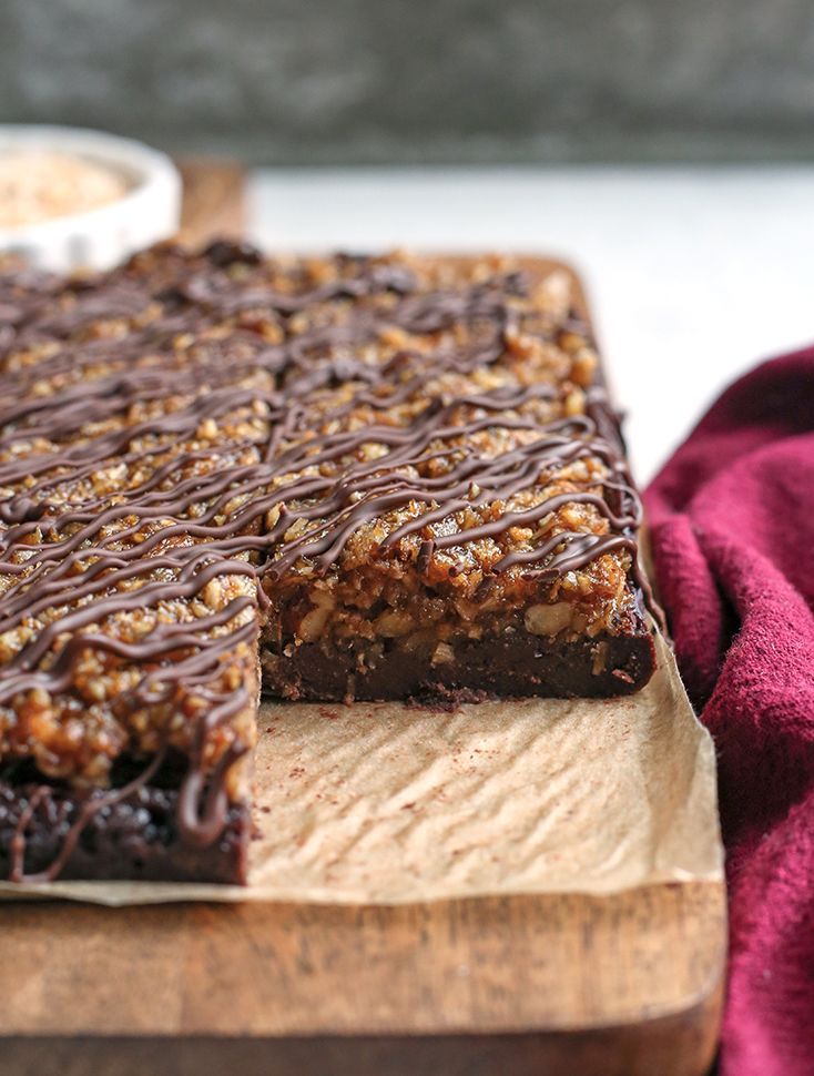 No-Sugar Paleo German Chocolate Breakfast Bars: Grab & Go Fuel